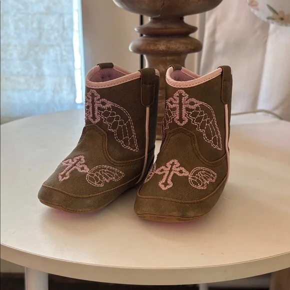 Baby Buckers Twister Boots Size 2 pink - Picture 2 of 5